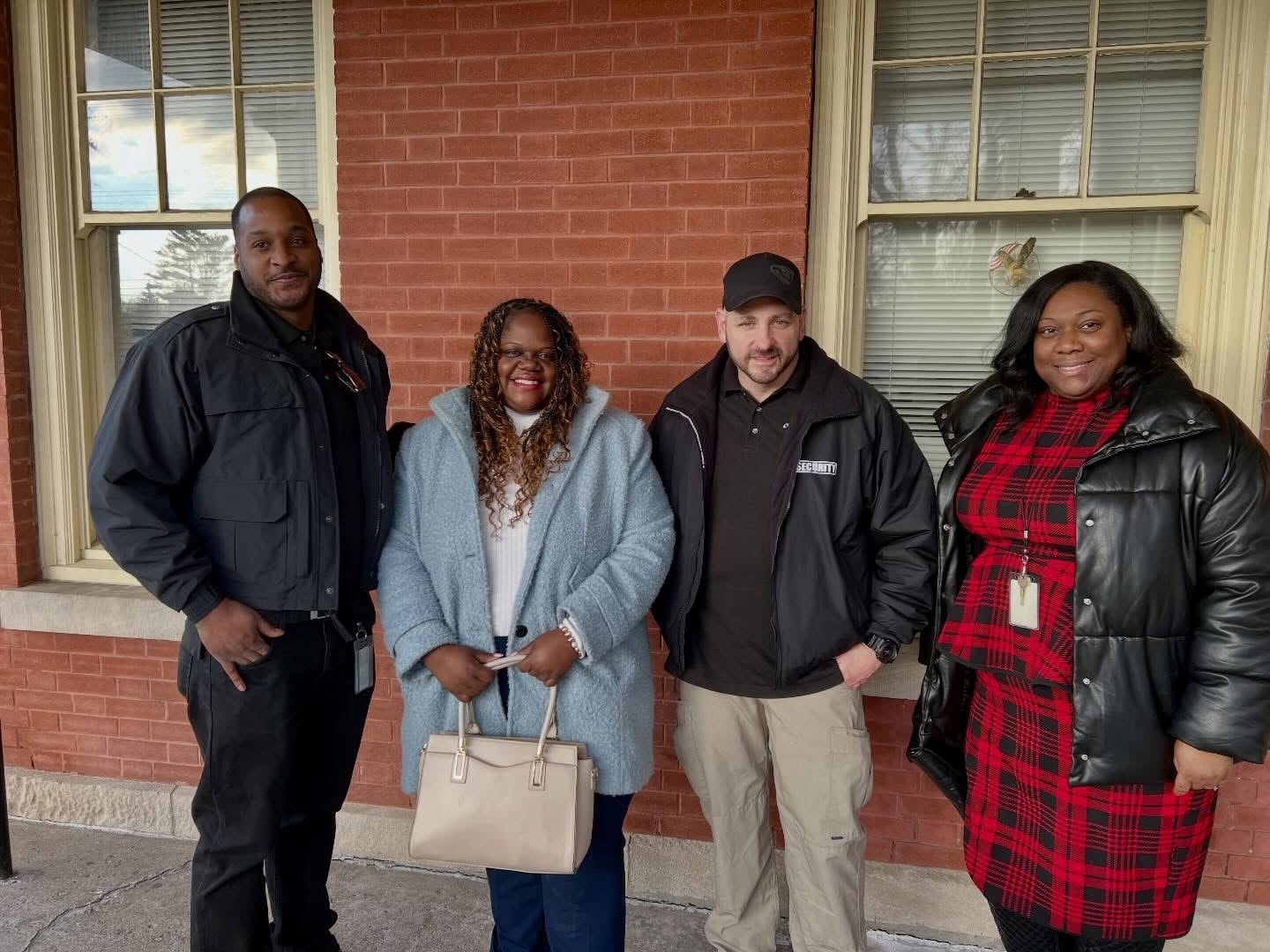 Cobra Shield security team with Senator Lea Webb outside event venue